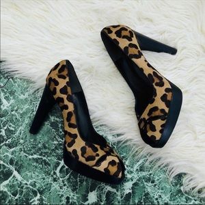 Stuart Weitzman | Leopard “Expump” Platform Pumps